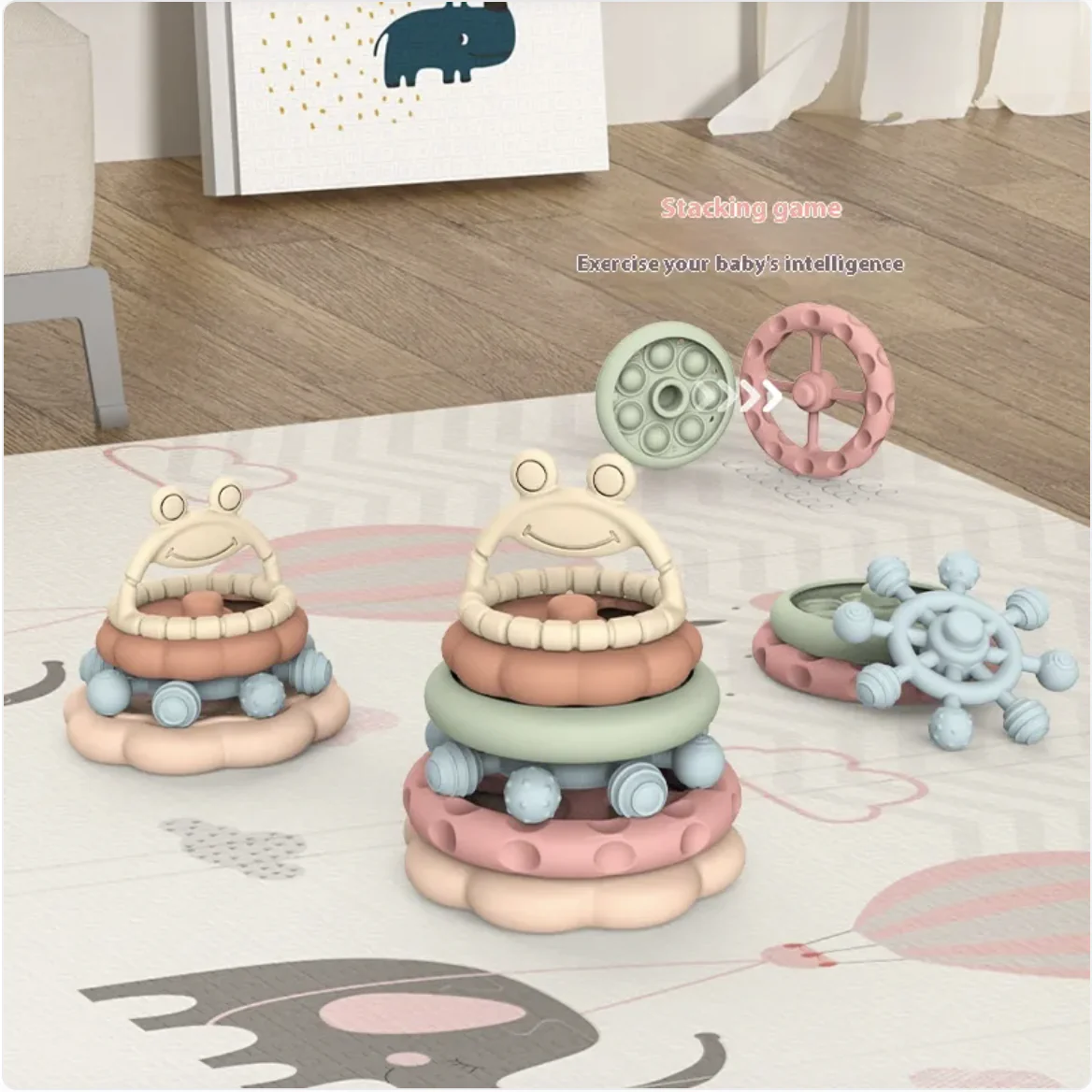 Silicone Stacking Toy — view 4