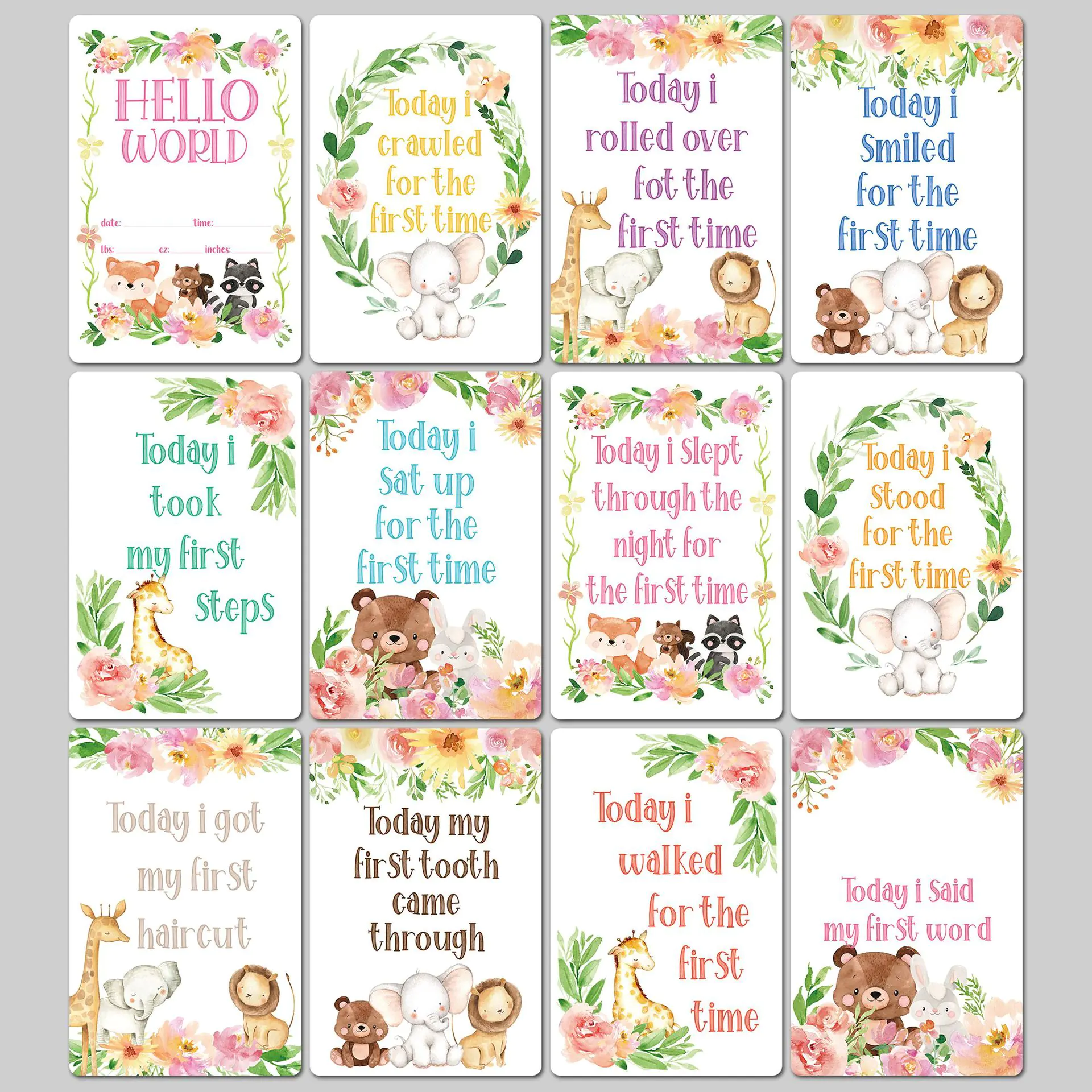 Milestone Cards, Set of 12 — view 4